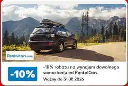 Kaufland 10% rabatu na wynajem dowolnego samochodu od RentalCars oferta