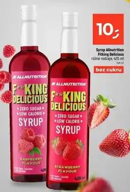 Dealz Syrop Allnutrition Fitking Delicious różne rodzaje oferta