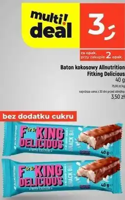 Dealz Baton kokosowy Allnutrition Fitking Delicious oferta