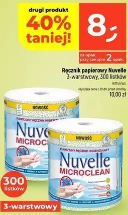 Dealz Ręcznik papierowy Nuvelle 3-warstwowy, 300 listków oferta