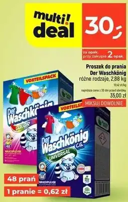Dealz Proszek do prania Der Waschkönig oferta