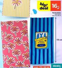 Dealz Ręcznik plażowy oferta