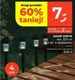 Dealz Lampki solarne wys. 29,8 cm 4 szt. w opakowaniu oferta