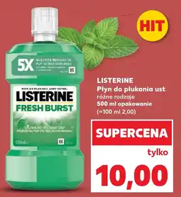 Kaufland Płyn do płukania Listerine oferta
