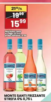 Wafelek Wino bezalkoholowe Monte Santi Frizzante Strawberry 0% oferta