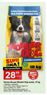 Twój Market Karma dla psa Wonder Dog sucha z wołowiną oferta