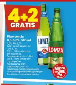 Twój Market Piwo Łomża Pils 6,0% oferta
