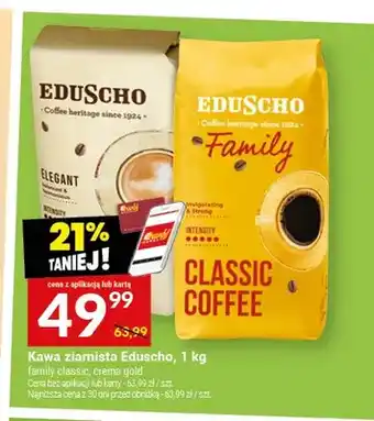 Twój Market Kawa ziarnista Eduscho crema gold oferta