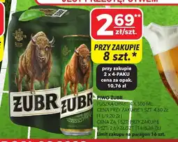 Top Market Piwo Żubr 4-pak oferta