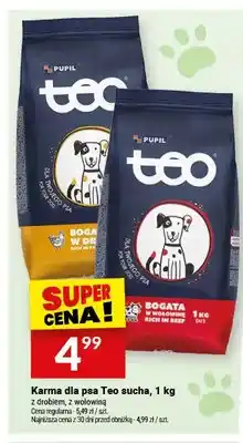 Twój Market Karma dla psa Teo sucha z drobiem oferta