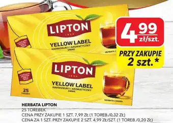 Top Market Herbata Lipton Yellow Label oferta