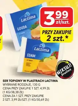 Top Market Ser topiony w plastrach Lactima Gouda oferta