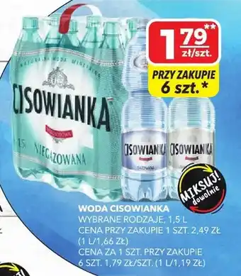 Top Market Woda Cisowianka oferta