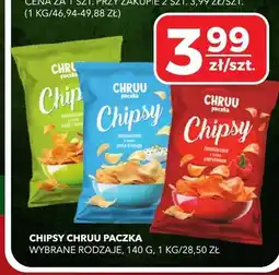 Top Market Chipsy Chruu Paczka o smaku zielonej cebulki oferta