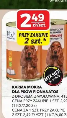 Top Market Karma mokra dla psów FIONA&ATOS oferta