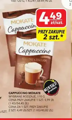 Top Market Cappuccino MOKATE z belgijską czekoladą oferta