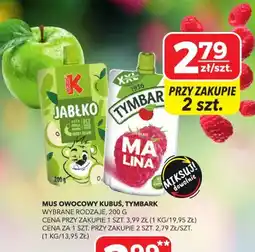Top Market Mus owocowy Kubuś Jabłko oferta