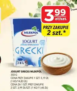 Top Market Jogurt grecki Mlekpol oferta