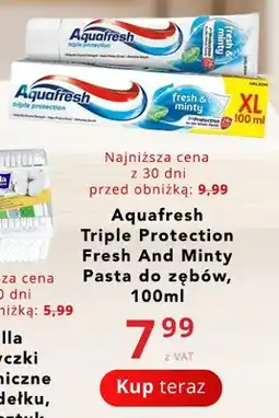 Poczta Polska Pasta do zębów Aquafresh Triple Protection Fresh And Minty oferta