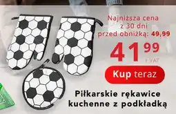 Poczta Polska Piłkarskie rękawice kuchenne z podkładką oferta