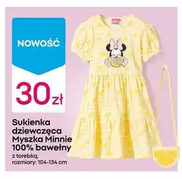 Pepco Sukienka dziewczęca Disney Myszka Minnie 100% bawełny z torebką oferta
