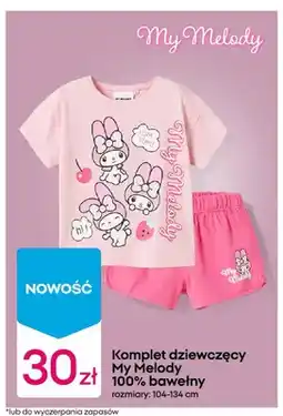 Pepco Komplet dziewczęcy My Melody 100% bawełny oferta