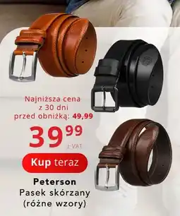Poczta Polska Pasek skórzany Peterson oferta