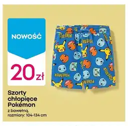 Pepco Szorty chłopięce Pokémon z bawełną oferta