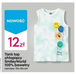 Pepco Tank top chłopięcy SmileyWorld 100% bawełny oferta
