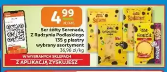 Ser żółty Serenada Radamer plastry