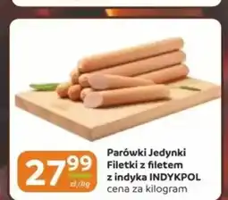 Gama Parówki Jedynki Filetki z filetem z indyka Indykpol oferta