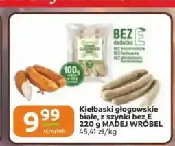 Gama Kiełbaski głogowskie białe z szynki bez E Madej Wróbel oferta