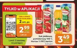 Gama Sok jabłkowy 100% Hortex 1l PET oferta