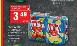 Chorten Piwo bezalkoholowe Warka Radler 0,0% 4-pak oferta