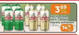 Gama Piwo Kasztelan Niepasteryzowane 4-pak oferta