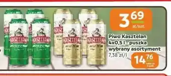 Piwo Kasztelan Niepasteryzowane 4-pak
