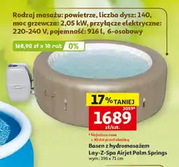 Auchan Basen ogrodowy Lay-Z-Spa oferta