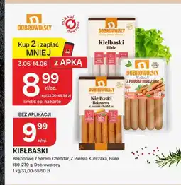 Chorten Kiełbaski bekonowe z serem cheddar Dobrowolscy oferta