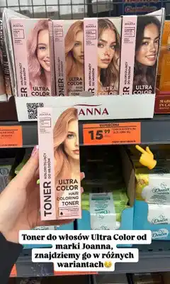 Biedronka Toner koloryzujący do włosów Ultra Color Cynamonowa Czekolada Joanna oferta