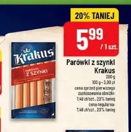 Polomarket Parówki z szynki Krakus oferta