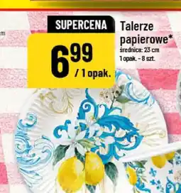 Polomarket Talerze papierowe średnica: 23cm oferta