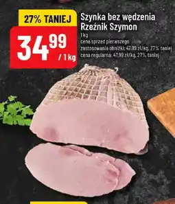 Polomarket Szynka bez wędzenia Rzeźnik Szymon oferta