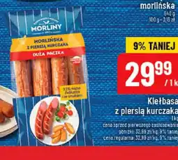 Polomarket Kiełbasa z piersią kurczaka Morliny oferta