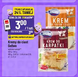 Polomarket Krem do tortów i ciast waniliowy Gellwe oferta