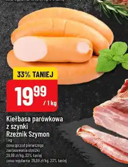 Polomarket Kiełbasa parówkowa z szynki Rzeźnik Szymon oferta