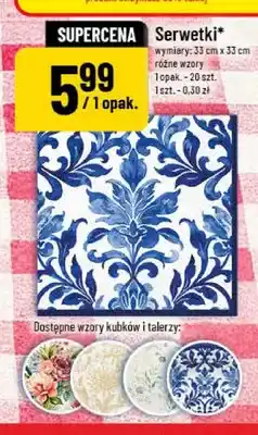 Polomarket Serwetki wymiary: 33x33cm oferta