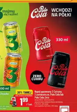 Polomarket Napój gazowany Zbyszko 3 cytryny oferta