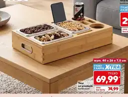 Kaufland Taca na przekąski bambusowa wym. 40x26x7,5cm oferta
