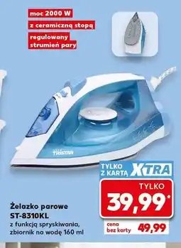 Kaufland Żelazko parowe TRISTAR ST-8310KL z funkcją spryskiwania zbiornik na wodę oferta