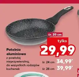 Kaufland Patelnia aluminiowa z powłoką nieprzywieralną do wszystkich rodzajów kuchenek śr. 20cm oferta
